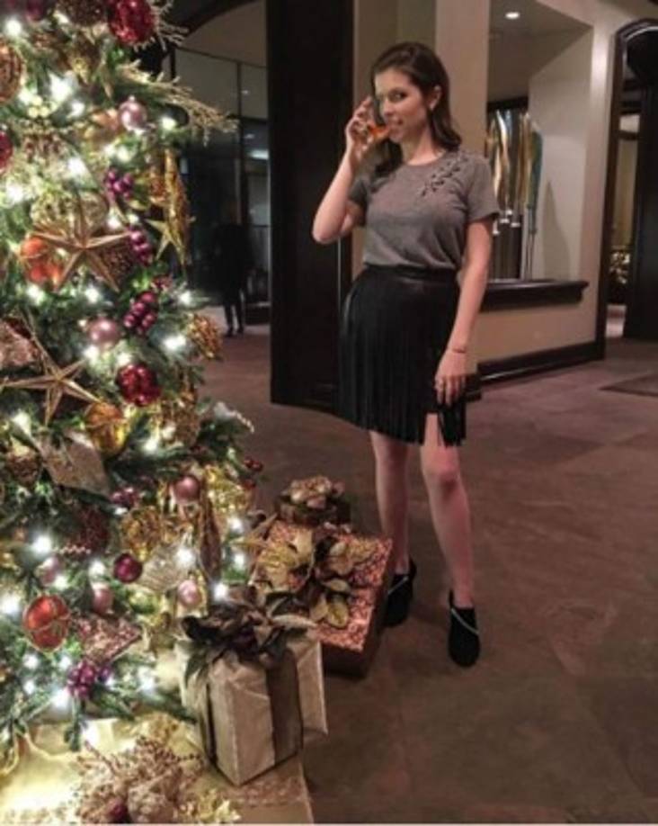 La actriz Anna Kendrick compartió esta imagen.