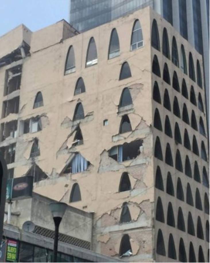 Julio Camejo: 'Así quedo la zona donde estaba grabando'.