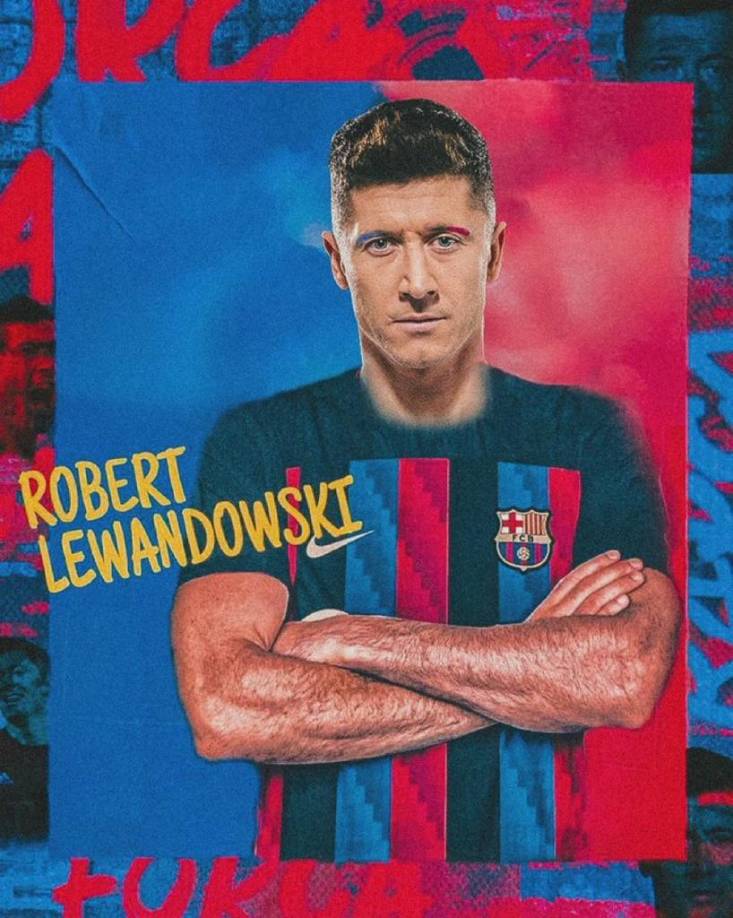 DELANTEROS: Robert Lewandowski será el nuevo “9” del Barcelona por encima de Aubamayang.