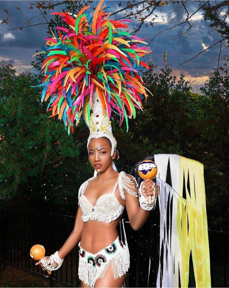 Así luce Rose Meléndez con su traje típico.