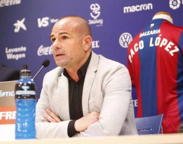 Francisco López, conocido como Paco López, es un ex futbolista y entrenador español, ha sido presentado como nuevo DT del Levante.