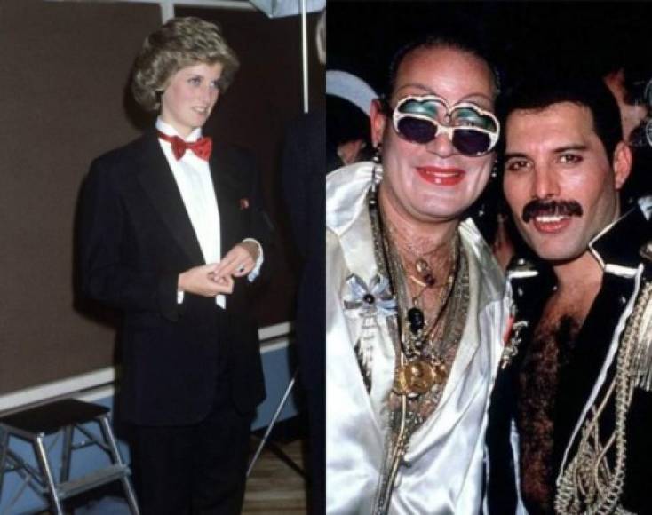 Freddie Mercury y la princesa Diana<br/><br/>Entre las historias más legendarias de Mercury se encuentra la de cuando se fue a bailar con la princesa Diana al un club gay.<br/><br/>Todo comenzó cuando los dos, acompañados por el cómico amigo Kenny Everett y la actriz Cleo Rocos, bebían champán y miraban las repeticiones de Golden Girls, según el libro de Rocos, El poder de la bebida positiva. <br/><br/>Mercury, Everett y Rocos tenían planes de salir más tarde esa noche y Diana insistió en unirse. Aunque trataron de convencerla de lo contrario, mencionando los titulares de tal salida, Diana no quiso saberlo, ni tampoco Mercury. 'Vamos, deja que la niña se divierta', le dijo a Rocos y Everett. <br/><br/>Así que la vistieron con una chaqueta militar, una gorra y gafas de sol y luego se dirigieron a Royal Vauxhall Tavern, un bar gay en el sur de Londres.