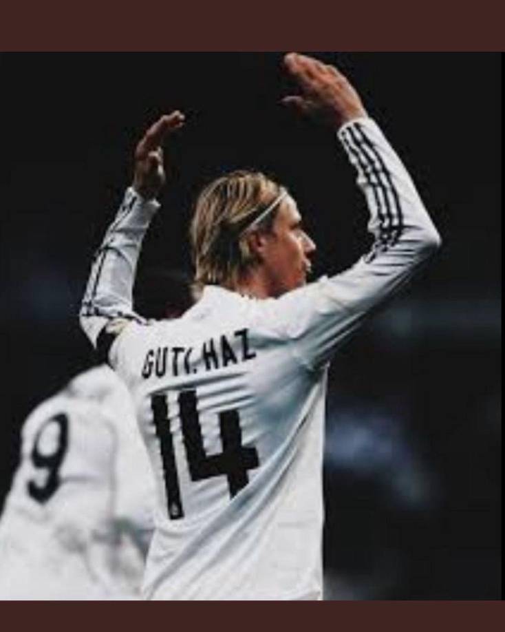 Así lucía Guti en su etapa como jugador del Real Madrid hace unos años.