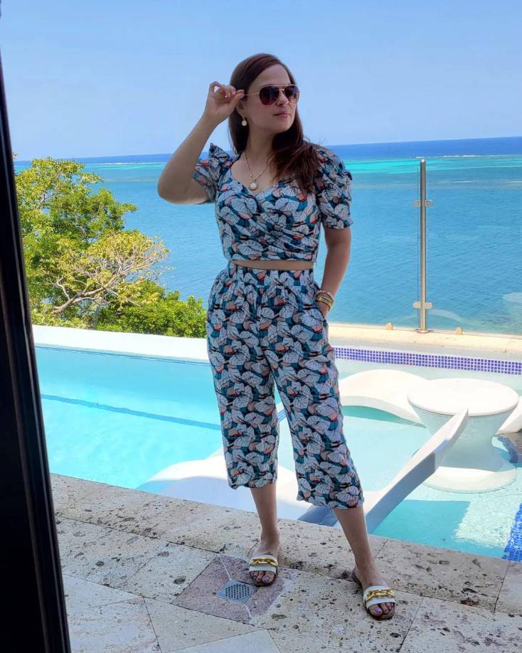 Karen Torres: La esposa de Carlo Costly compartió esta fotografía en su cuenta oficial de Instagram.