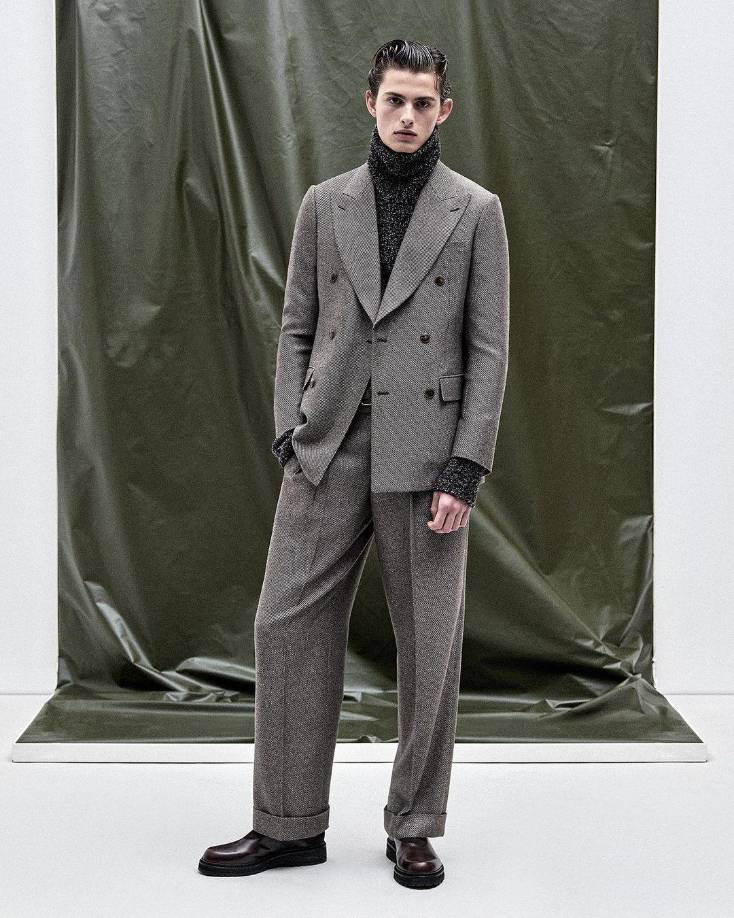 Mark Vanderloo Jr es modelo de pasarela y de revistas.