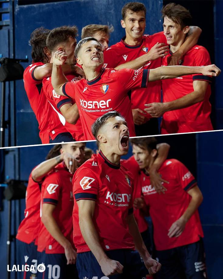 El grito eufórico de Bryan Zaragoza tras ponerse a ganar contra el Barcelona.