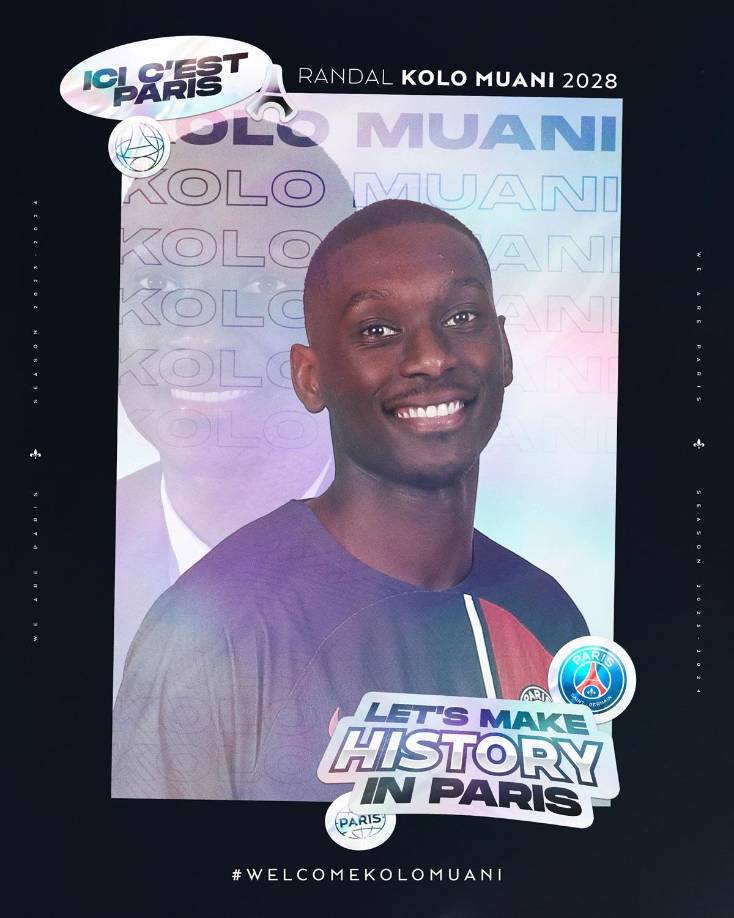 Confirmado: El PSG ha conseguido el fichaje de Randal Kolo Muani por 95 millones de euros a última hora del cierre del mercado de fichajes, procedente del Eintracht Frankfurt. Firma por cinco temporadas y se convierte en el undécimo refuerzo de los de Luis Enrique tras Asensio, Ugarte, Skriniar, Lee Kang-in, Ndour, Lucas Hernández, Gonçalo Ramos, Arnau Tenas, Ousmane Dembélé y Bradley Barcola.