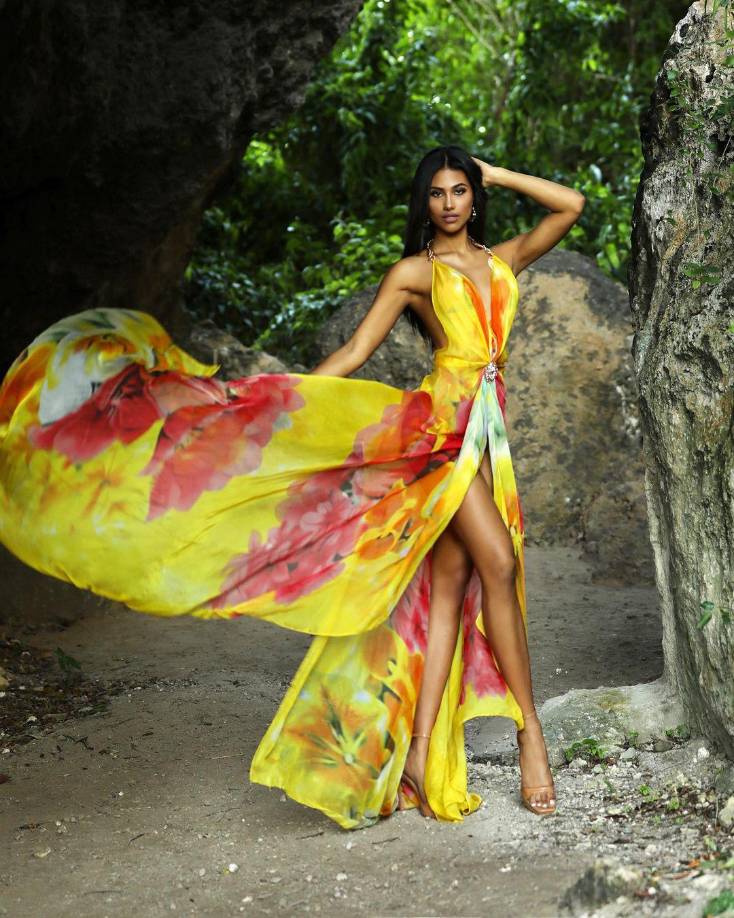 Michelle Marie Colón es la fabulosa representante de Puerto Rico, su altura de 1.83, color perfecto de piel y su imponente rostro la hacen una fuerte candidata a ganar el Miss Universo 2021. 