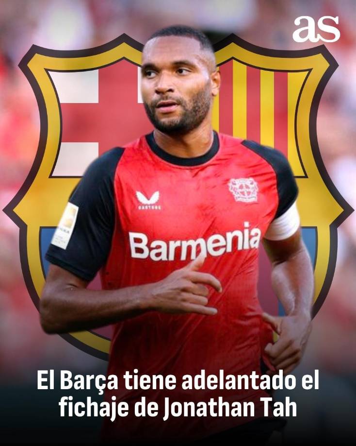 Según informa José Álvarez, de El Chiringuito, el Barcelona está cerca de cerrar el fichaje del central del Bayer Leverkusen, Jonathan Tah.