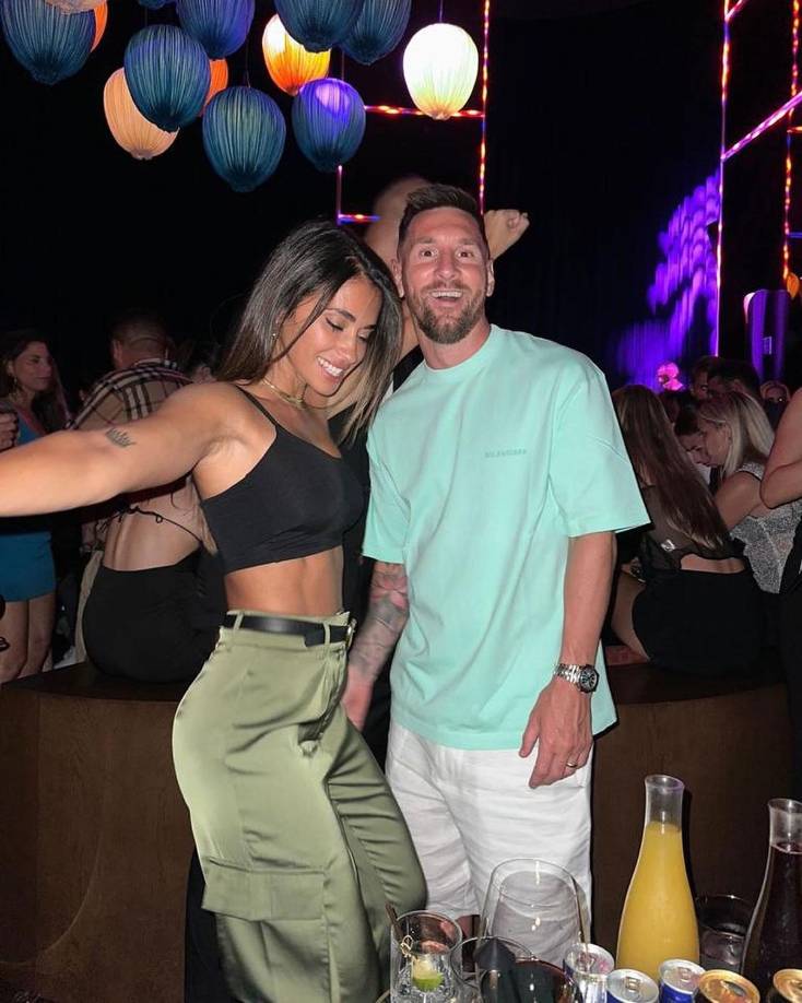 Messi y Antonela han disfrutado de las noches en Miami en la última semana.