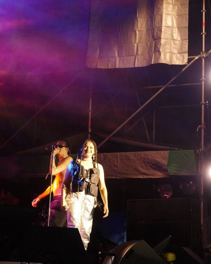 ¡Espectáculo total! Cesia Sáenz brilló en concierto de Danny Ocean en Tegucigalpa (Fotos)