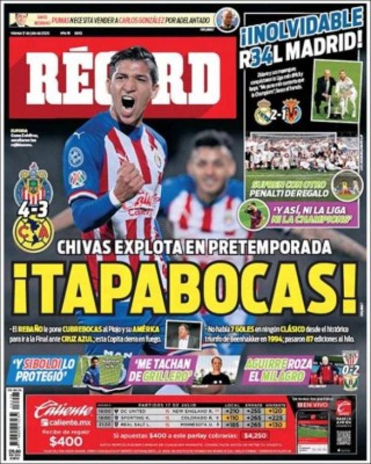 Récord de México - '¡Inolvidable R34l Madrid!'.