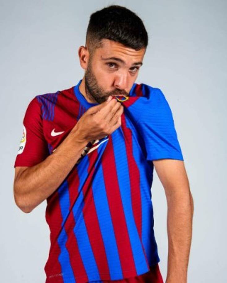 Jordi Alba: Será el lateral por la banda izquierda. Foto Facebook Barcelona.
