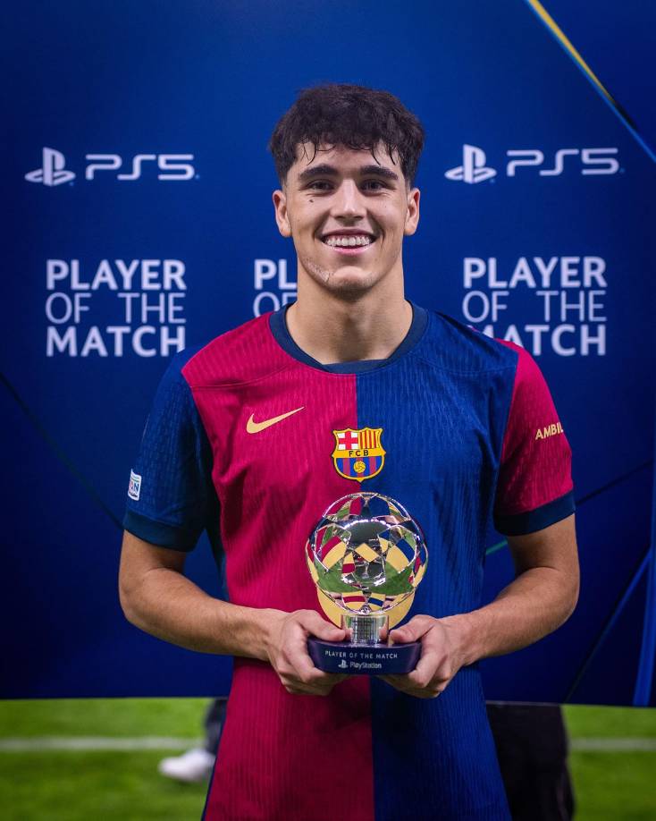 Pau Cubarí fue elegido el MVP del partido del Barcelona vs Brest y reveló que lo sorprendió esa elección.