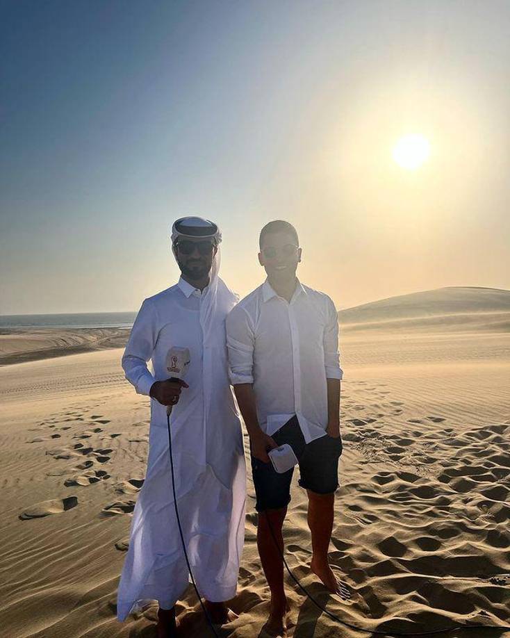 Lo increíble del relato es que Gaston Edul noto el malestar de Lionel Messi que no se percató que él estaba a su lado.