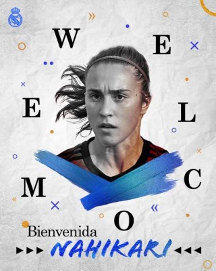 El Real Madrid Femenino suma otra estrella. El flamante subcampeón de la Liga Iberdrola comienza a reforzar su plantilla para el debut en la Champions League femenina. El Real Madrid ha oficializado el fichaje de Nahikari García. La futbolista vasca llega tras firmar grandes campañas en la Real Sociedad y es una habitual en las convocatorias de la Selección Española.