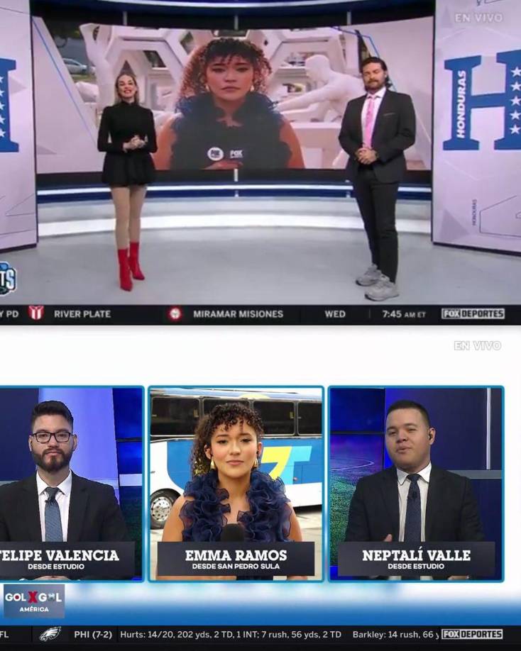 En uno de los contactos en vivo de esta cadena internacional.