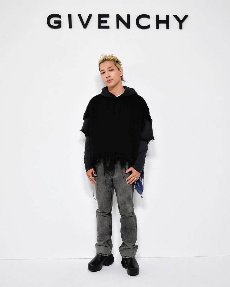 El cantante coreano Taeyang de BIGBANG para Givenchy.