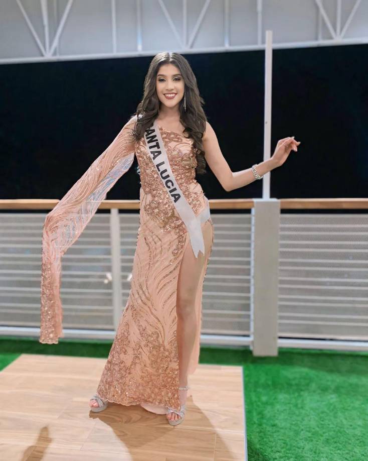 Miss Santa Lucía, Nahomy Rodríguez. 