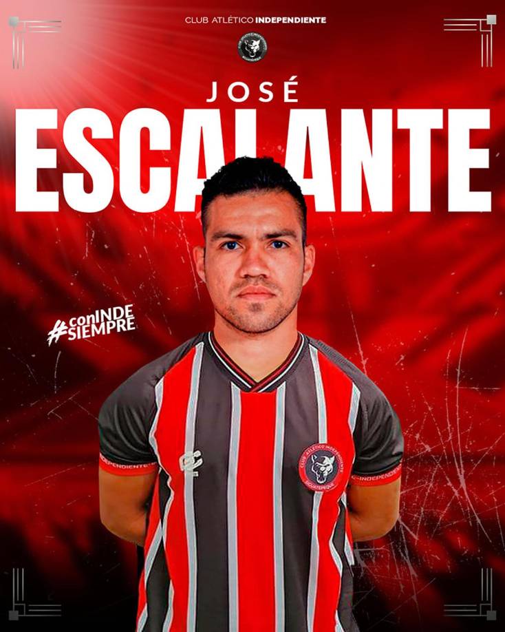 El legionario que se va a la Segunda División. José Escalante, que jugó el torneo pasado con Motagua, seguirá cedido por el Cavalry de Canadá y ahora jugará con el Club Atletico Independiente de Siguatepeque.