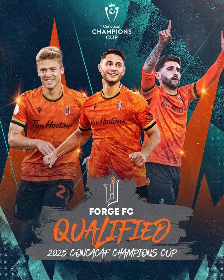 Forge FC (CANADÁ): Se clasificó al ganar la Canadian Premier League Shield 2024. El club participará por segunda ocasión consecutiva y tercera en total.