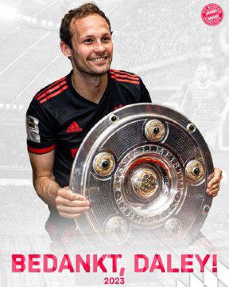 El Bayern confirmó la salida del defensa neerlandés Daley Blind, tras una temporada.