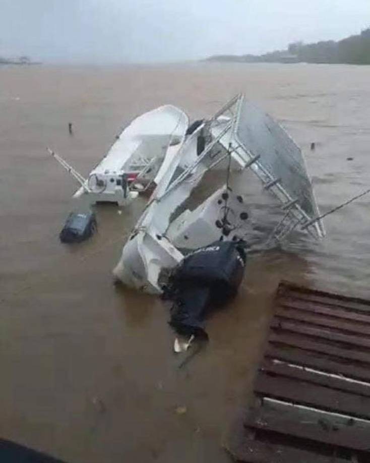 LKas embarcaciones también se han visto perjudicadas.