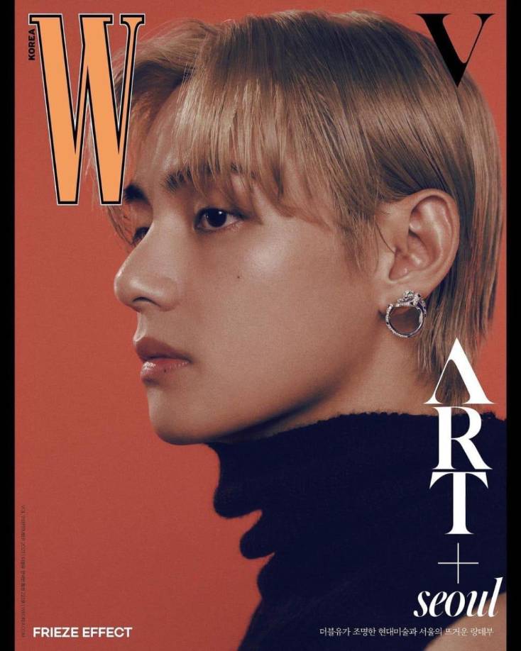 “Las cámaras de Corea capturaron todo, desde sus ojos narrados hasta sus seductores dedos hasta su majestuoso derriere. Es el primer vistazo de V desde que fue anunciado como el nuevo rostro de Cartier, y no podríamos estar más emocionados de compartirlo con ustedes. Más contenido digital estará próximamente a través de los canales digitales de W Korea. ¡Estén atentos!”