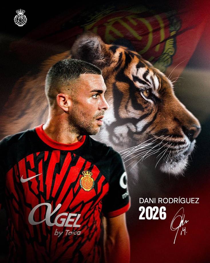 El RCD Mallorca y el futbolista Dani Rodríguez seguirán vinculados hasta, por lo menos, junio de 2026, después de que las condiciones para la ampliación automática del contrato del gallego, por una temporada adicional, se hayan cumplido.