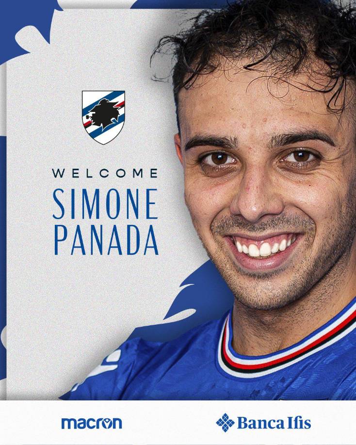 La Sampdoria le dio la bienvenida a Simone Panada, quien llega procedente del Atalanta en calidad de cedido.