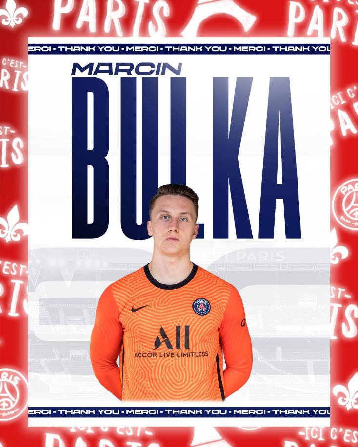 El PSG anunció la venta del portero polaco Marcin Bulka al Niza, donde estaba jugando cedido por el club parisino con una opción de compra que el Niza ha decidido ejecutar.