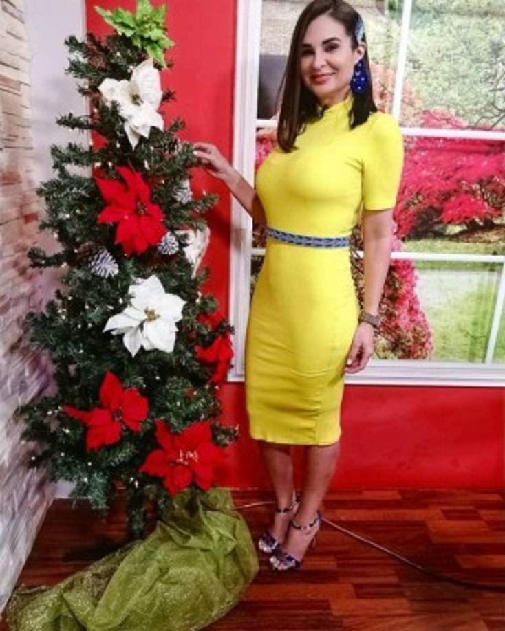 Así posó la hondureña Helena Álvarez.