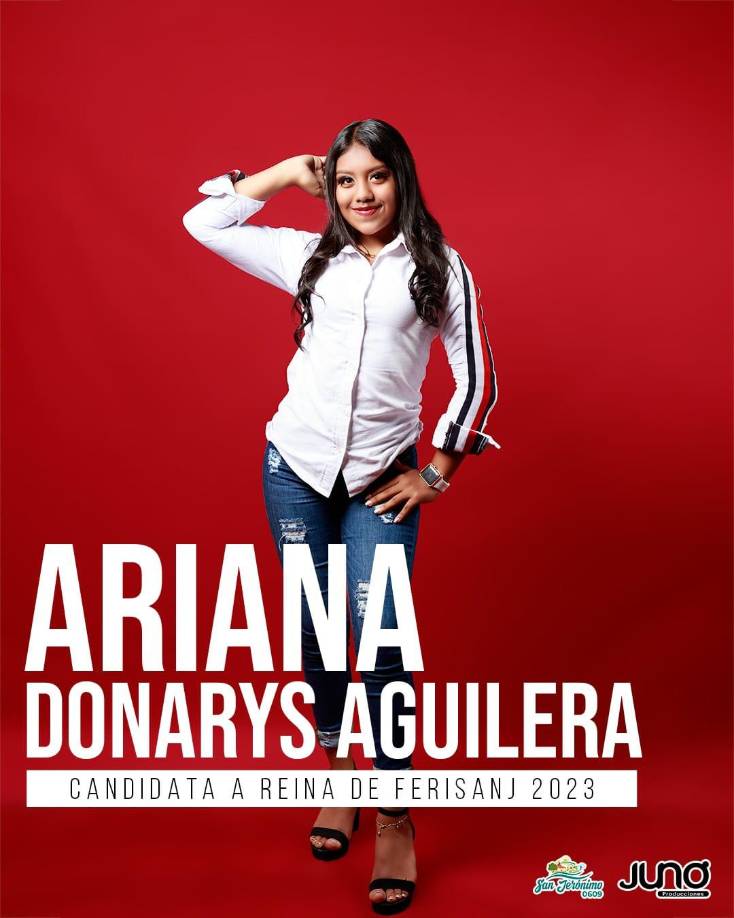 Ariana Donarys Aguilera sacó 444 boletos y fue coronada como la reina. 