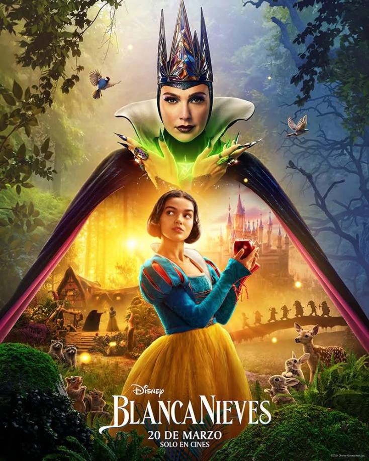 ”Blancanieves y los siete enanos” estrenará el 21 de marzo del 2025. Esta nueva entrega en<i> live action</i> dirigida por Marc Webb (The amazing Spider-Man) contará la historia de Blancanieves, la hermosa joven que tendrá que refugiarse de la reina, su madrastra; ya que esta, celosa por su belleza, planea asesinarla.