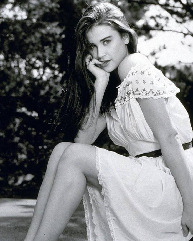 Desde muy jovencita, Demi Moore es considerada una de las mujeres más hermosas de Hollywood.