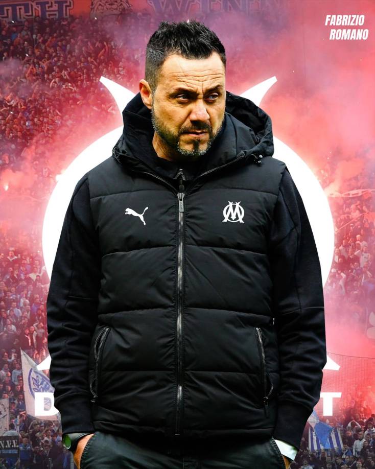 OFICIAL / Roberto de Zerbi es anunciado como nuevo entrenador del Olympique de Marsella de Francia. El estratega llega del Brighton y firma hasta 2027.