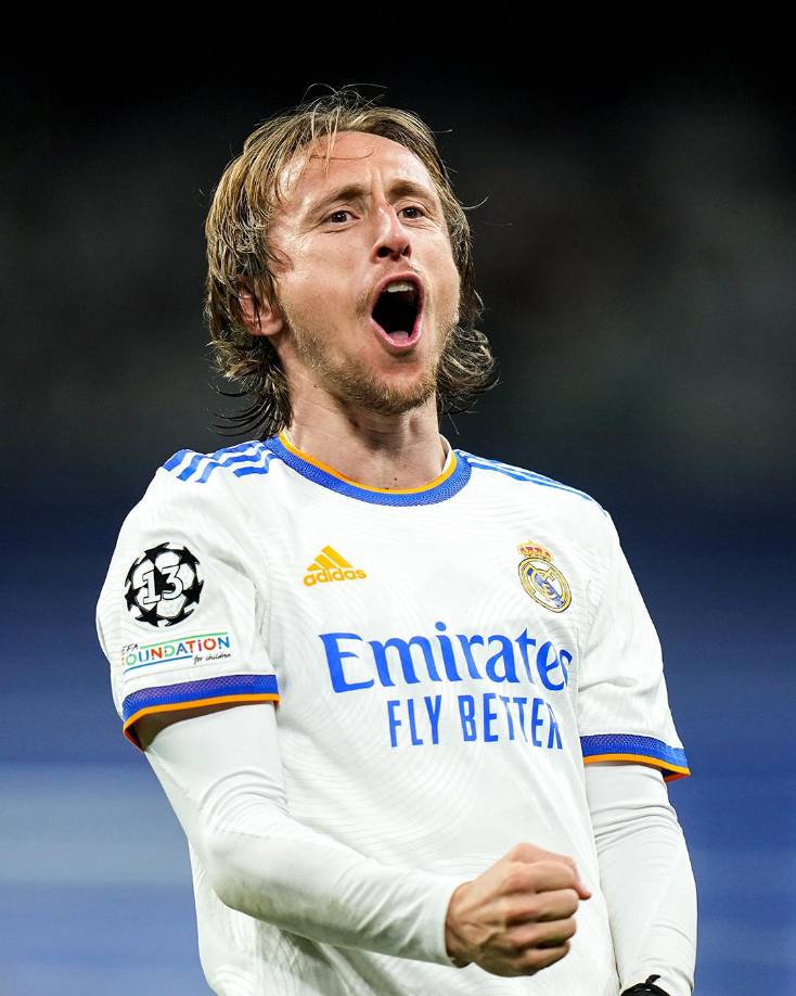 Luka Modric a sus 36 años jugó un partidazo contra el PSG y fue vital para la remontada.