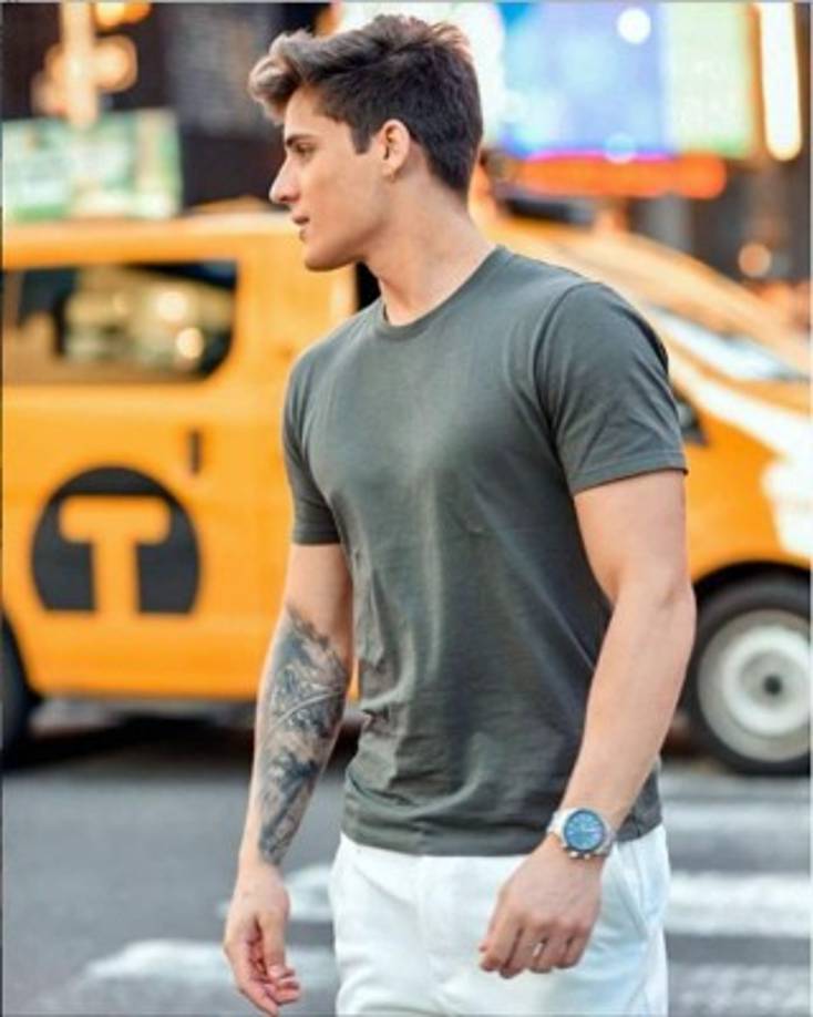 Tiago Ramos a su corta edad también trabaja como modelo, producto del cuerpo escultural que tiene gracias al gimnasio.