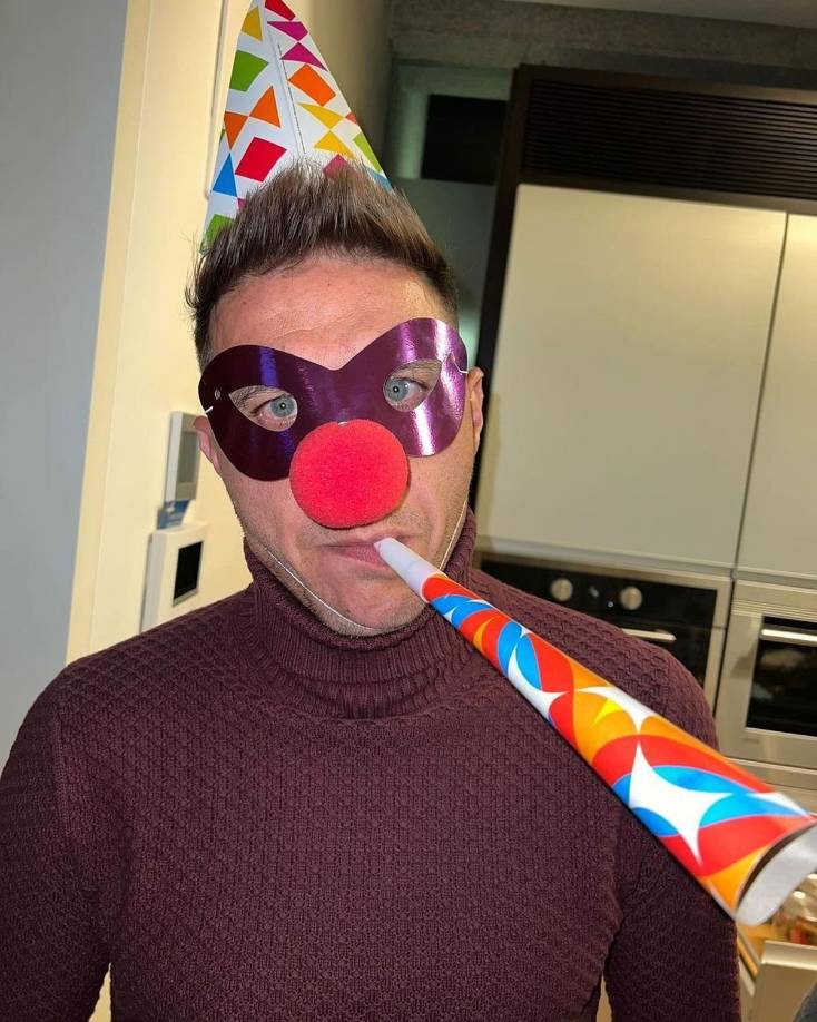 Joaquín, jugador del Betis, recibió con buen humor el Año Nuevo.