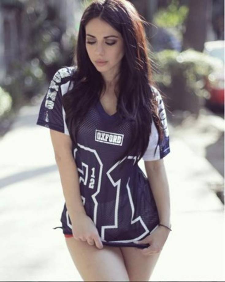 Jimena Sánchez es fan de los Raiders de Oakland.