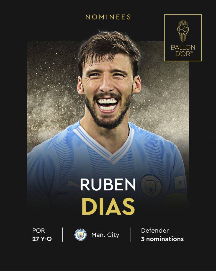 Ruben Dias (Manchester City).