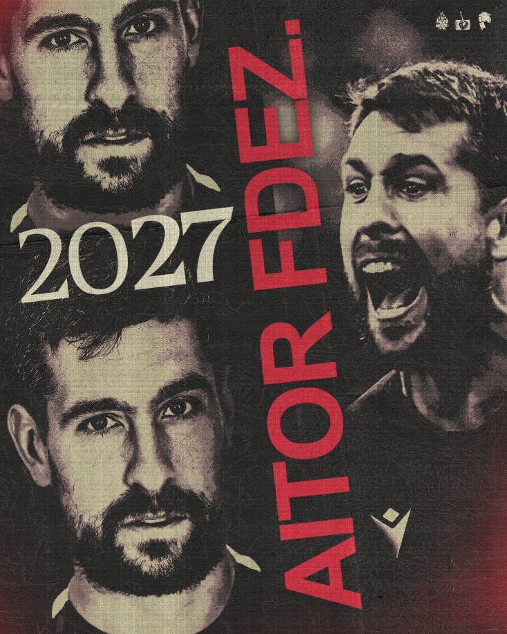 OFICIAL / Osasuna ha hecho oficial la renovación de Aitor Fernández (33 años) hasta 2027.