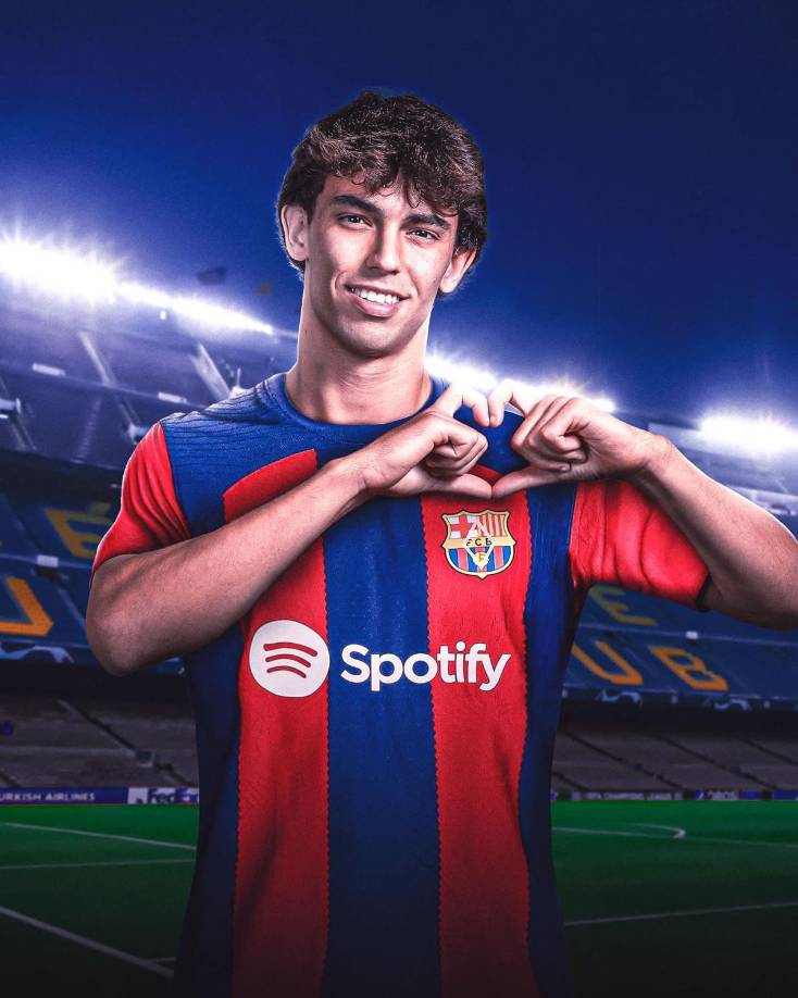¡OFICIAL! El delantero portugués Joao Félix jugará esta temporada cedido en el FC Barcelona, después del acuerdo al que llegaron este viernes, en el último día del mercado de fichajes, el club catalán y el Atlético de Madrid.