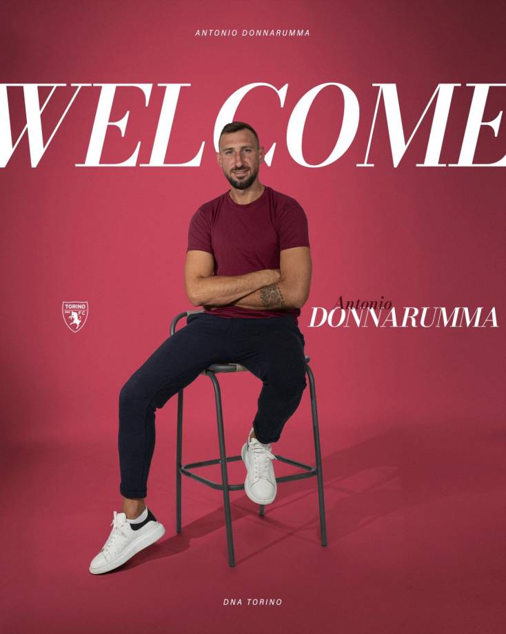 OFICIAL / Antonio Donnarumma, hermano mayor de Gianluiggi, firmó con el Torino para las próximas tres temporadas.