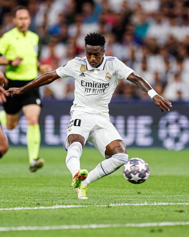 Real Madrid se adelantó con un disparo desde la frontal del brasileño Vinicius. Se jugaba el minuto 36 del primer tiempo.
