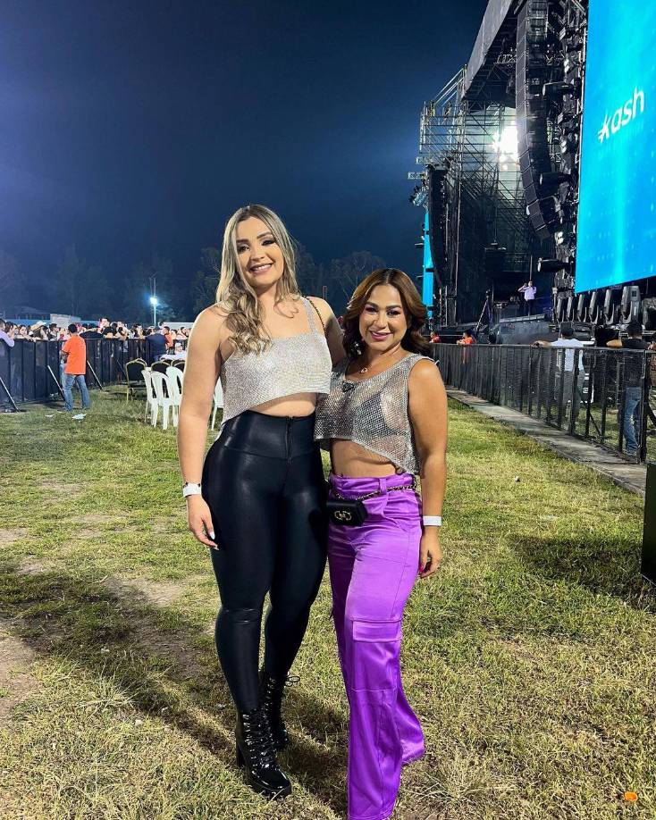 Virginia Varela compartió fotografías de lo bien que la pasó en el concierto realizado la noche del sábado.