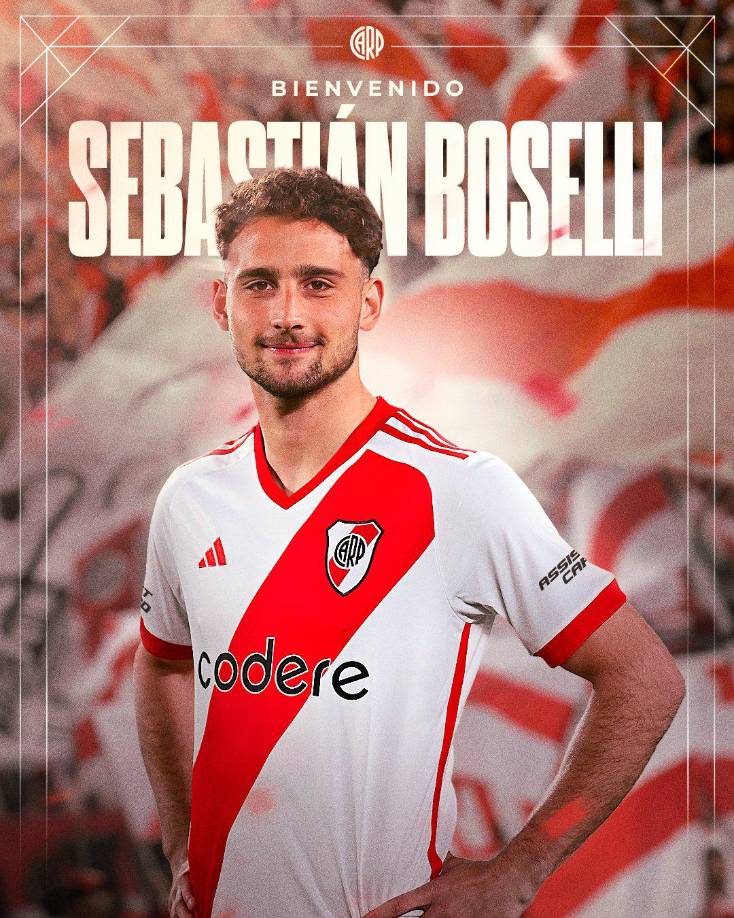 Sebastian Boselli se convierte en nuevo jugador de River Plate. El uruguayo llega procedente del Defensor por 3,4 millones de euros.