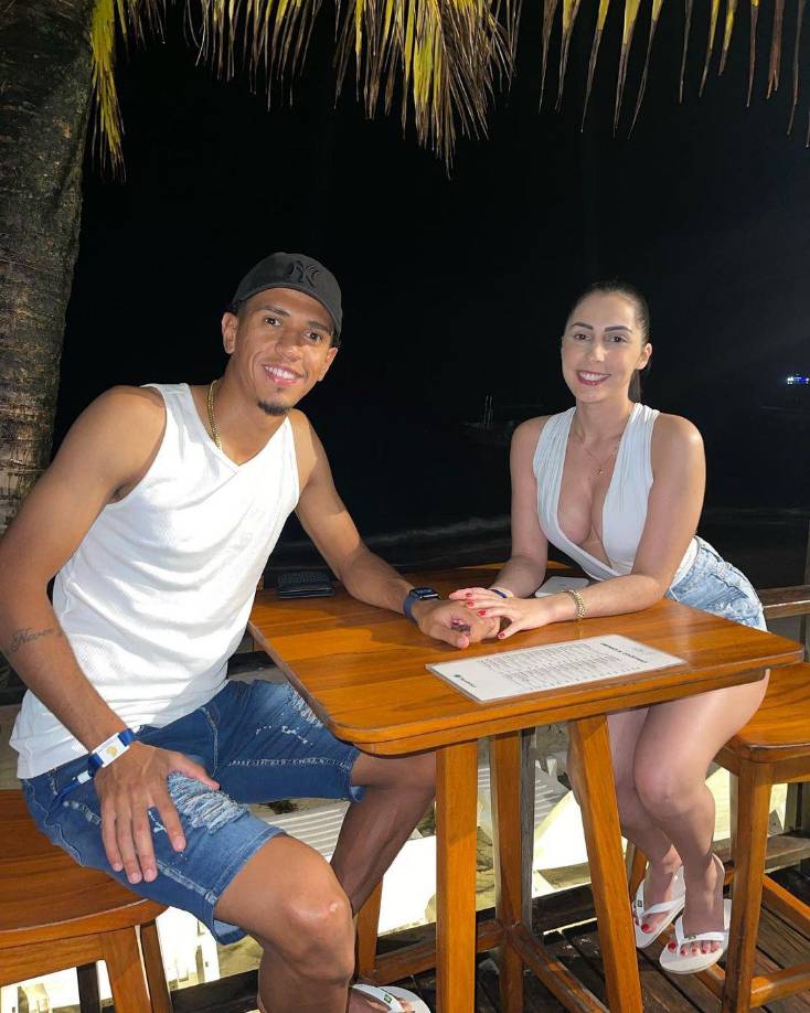 Yan Maciel: Volante brasileño que tiene como pareja sentimental a la bella Patrícia Cavalheiro.