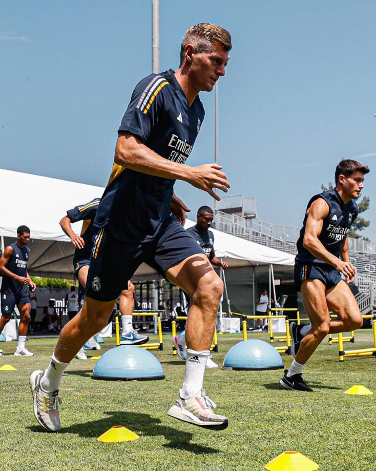 Volante: El alemán Toni Kroos, uno de los experimentados dentro de la plantilla.