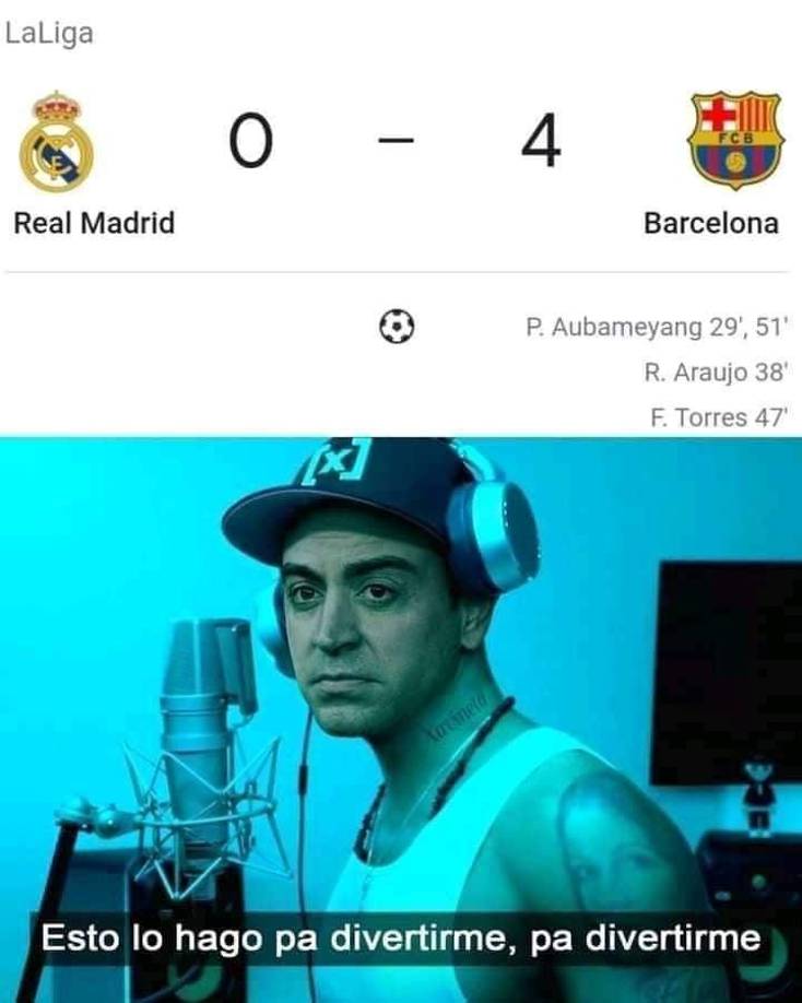 Siguen las burlas: Los otros memes que no se han visto tras el Real Madrid - Barcelona